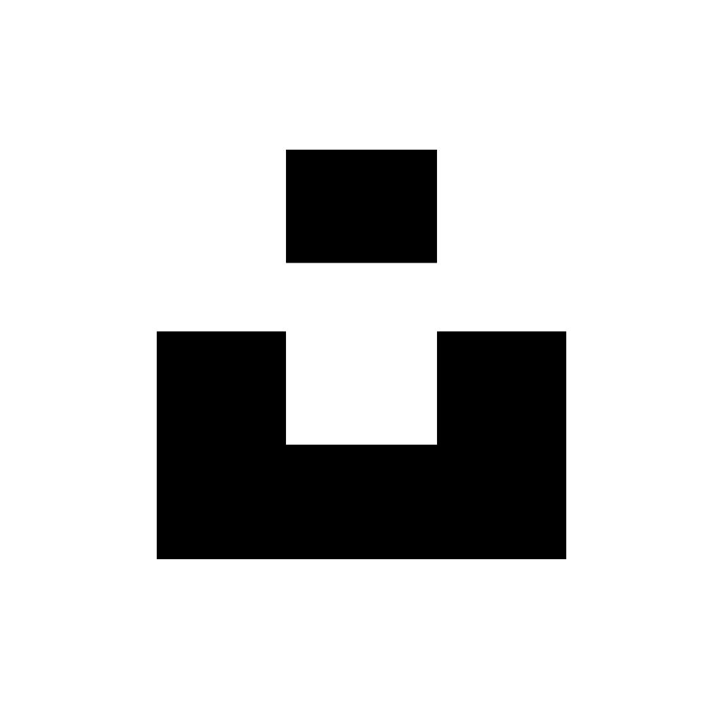 The Unsplash logo.